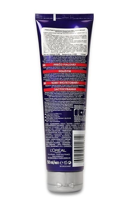 LOREAL PARIS ELSEVE-Тонуюча маска L'Oreal Paris Elseve для освітленого та мелірованого волосся -3600523912612