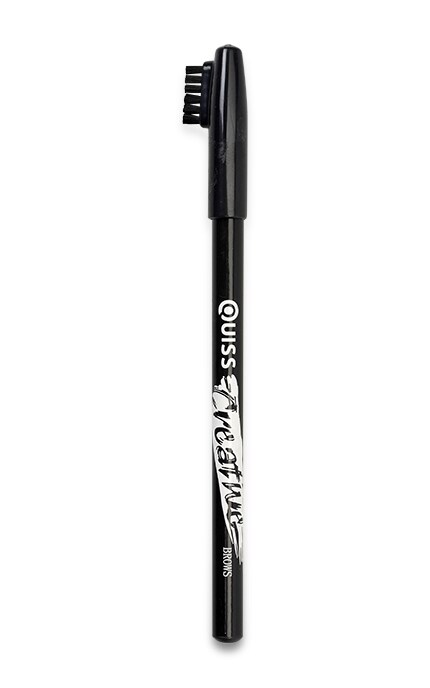 QUISS-Олівець для брів Quiss Creative Brows 02 Графіт 1 шт-4823097108383