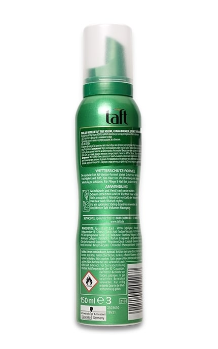 TAFT-Пена-мусс для волос True Volume Фиксация 3 -4015100438352
