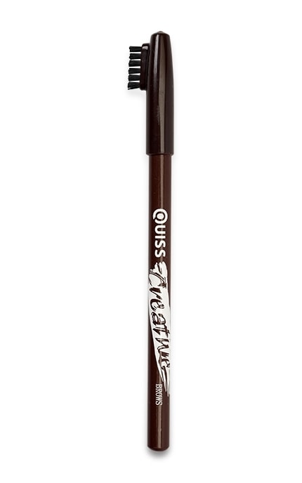 QUISS-Олівець для брів Quiss Creative Brows 03 Темно-коричневий 1 шт-4823097108390