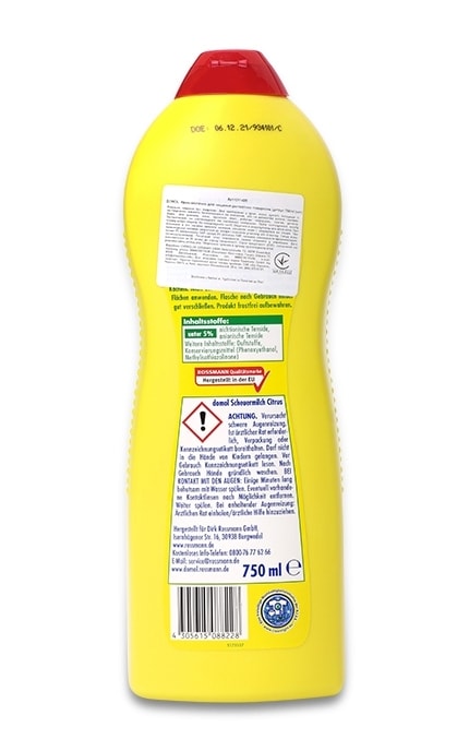 DOMOL-Крем-молочко для чистки поверхностей Domol Цитрус-4305615088228