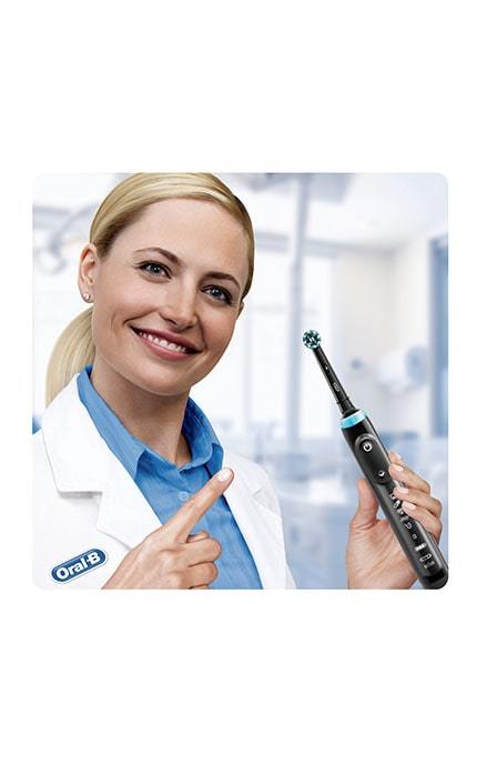 ORAL-B-Електрична зубна щітка Braun Oral-B Genius 10000N Чорна -4210201277248