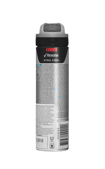 REXONA-Антиперспирант аэрозоль Rexona Men экстра свежесть 150 мл-8710847898853