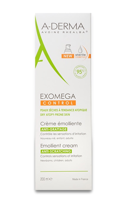 A-DERMA-Крем для тіла A-Derma Exomega Control Пом'якшуючий Для сухої шкіри-3282770073072
