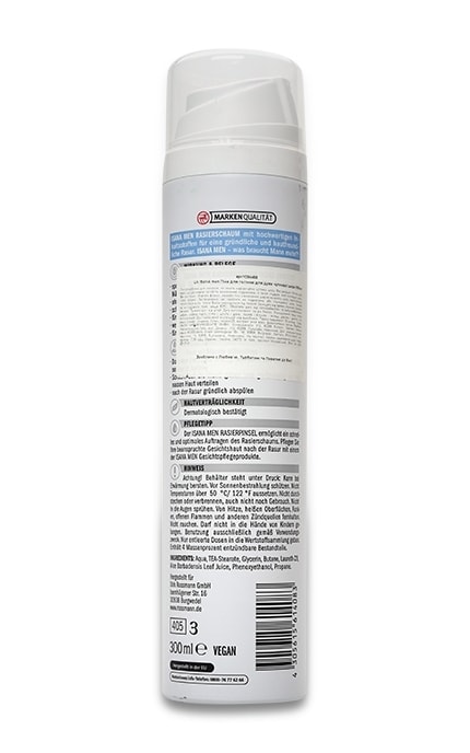 ISANA MEN-Піна для гоління Isana Men для дуже чутливої шкіри, 300 мл-4305615614083
