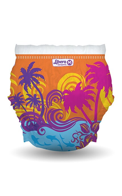 LIBERO SWIMPANTS-Підгузки-трусики для плавання Libero Swimpants Medium, 10-16 кг, 6 шт.-7322540375756