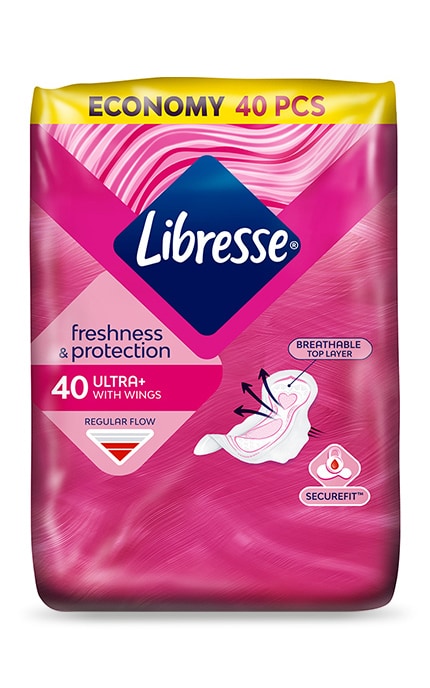 LIBRESSE-Гигиенические прокладки Libresse Ultra, 40 шт. -7322540235876