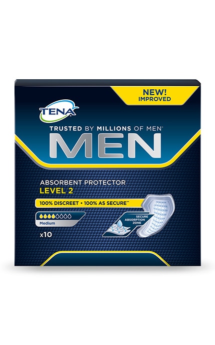 TENA-Урологические прокладки для мужчин TENA Men, уровень 2, 10 шт.-7322540016413