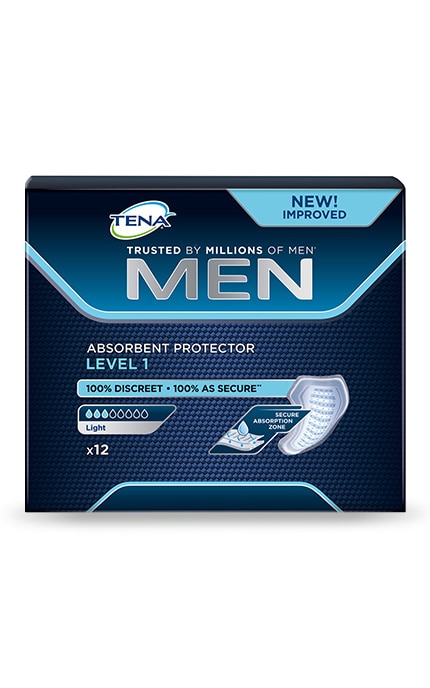 TENA-Урологічні прокладки для чоловіків TENA Men, рівень 1, 12 шт.-7322540426335