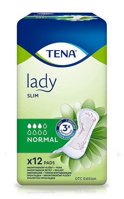 TENA-Прокладки урологічні TENA Lady Slim Normal, 12 шт.-7322540852127