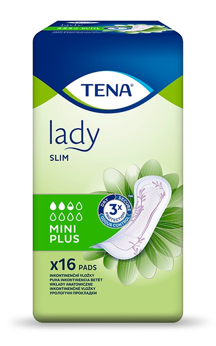 TENA-Прокладки урологические TENA Lady Slim Mini Plus, 16 шт.-7322540852868