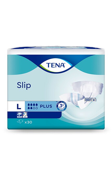 TENA-Підгузки для дорослих TENA Slip Plus, розмір Large, 30 шт.-7322541118932
