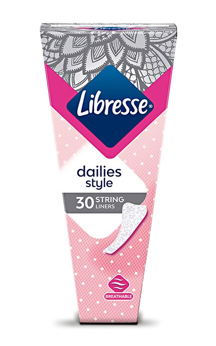 LIBRESSE-Щоденні прокладки Libresse Daily Fresh String-7310791193892
