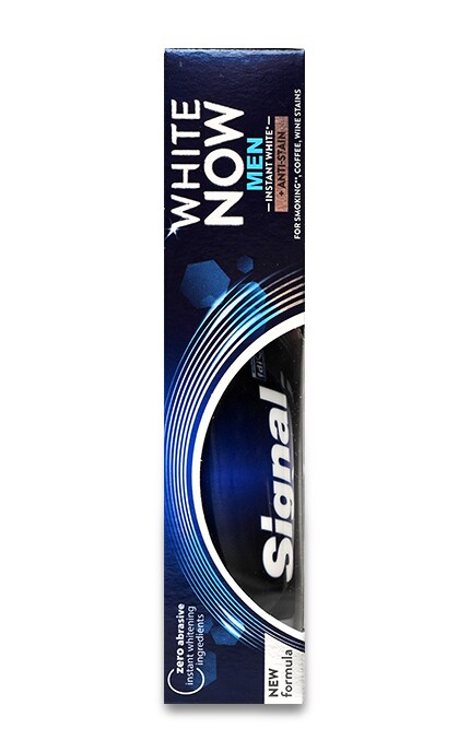SIGNAL-Зубна паста Signal White Now Проти плям на зубах Для чоловіків-8710908135835