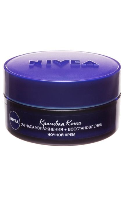 NIVEA-Крем для обличчя Nivea 50 мл Красива шкіра нічний відновлюючий для всіх типів шкіри-4005900417589