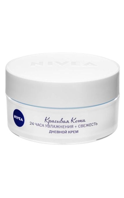 NIVEA-Крем для лица Nivea 50 мл Красивая кожа дневной увлажняющий для нормальной кожи-4005900424822