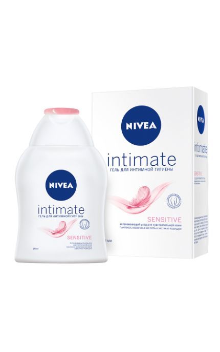 NIVEA-Гель Nivea Intimate 250 мл Sensitive рідке мило для інтимної гігієни з молочною кислотою-4005808561490