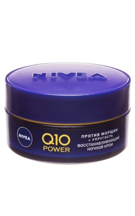NIVEA-Крем для лица Nivea 50 мл Q10 POWER ночной восстанавливающий против морщин-9005800227252