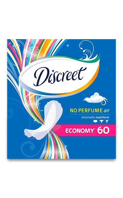 DISCREET-ЩоденнІ прокладки Discreet Air 60 шт-8001090161956