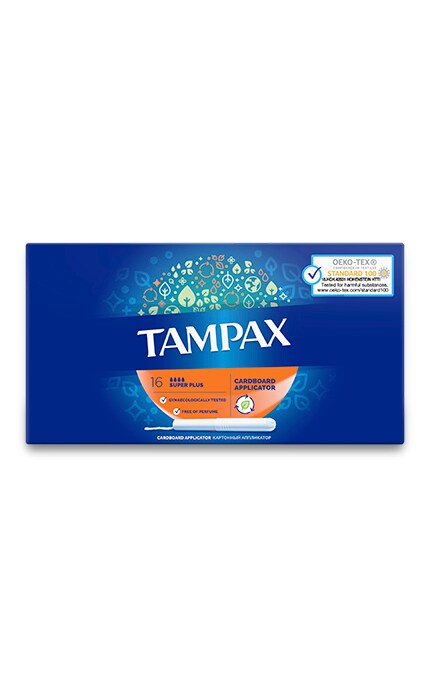 TAMPAX-Тампони Tampax Super Plus з аплікатором 16 шт-4015400102120