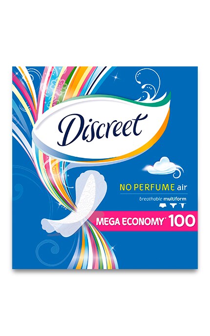 DISCREET-ЩоденнІ прокладки Discreet Air 100 шт-8001090161918