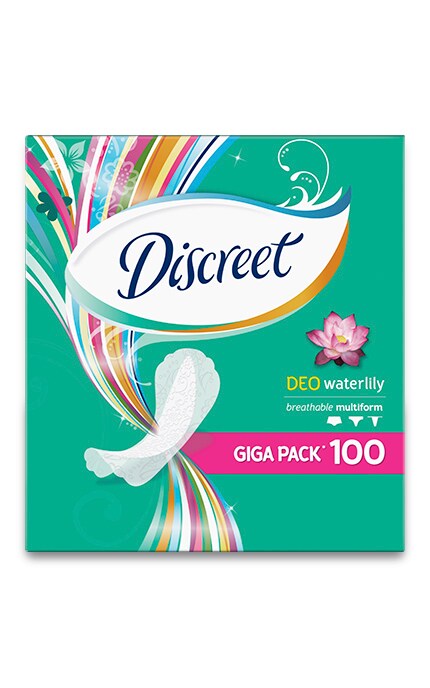 DISCREET-ЩоденнІ прокладки Discreet Deo Water Lily 100 шт-8001090162274