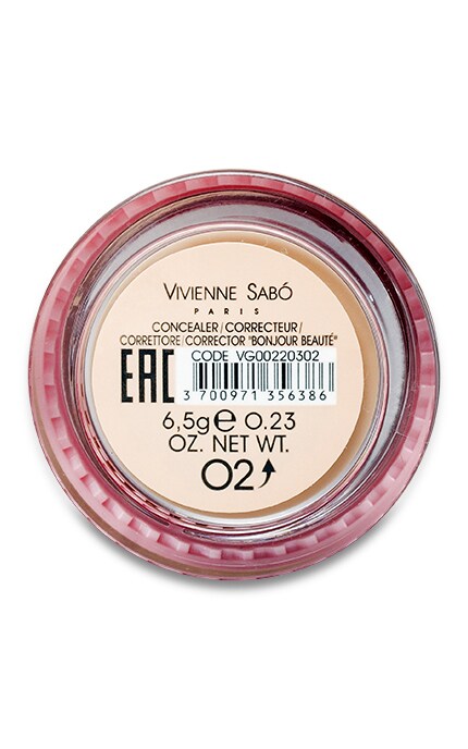 VIVIENNE SABO-Консилер для лица Vivienne Sabo Bounjour Beaute 02-3700971356386