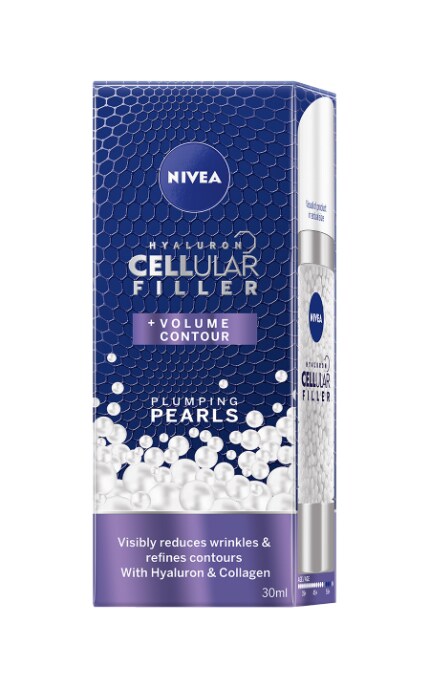 NIVEA-Гель-сироватка для обличчя Nivea HYALURON CELLULAR FILLER антивікова проти зморшок зволожуюча і живильна-4005900751829
