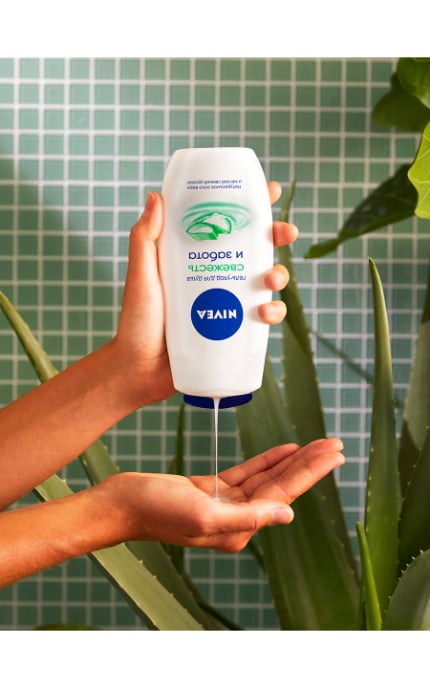 NIVEA-Гель для душа Nivea 250 мл Свіжість і турбота з натуральним алое вера-4005900744944