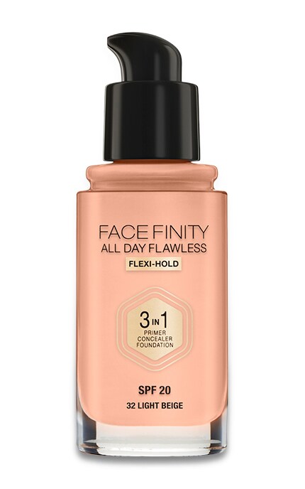 MAX FACTOR-MF FACEFINITY ALL DAY FLAWLESS 3-IN-1 основа тон. ( 32 ) Light Beige 30 мл-3614227923256