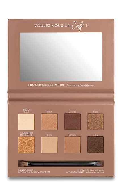 BOURJOIS-BJ 4in1 EYE PALETTE палетка для макияжа глаз (002) Chocolate Nude 7.68 г-3614228410694