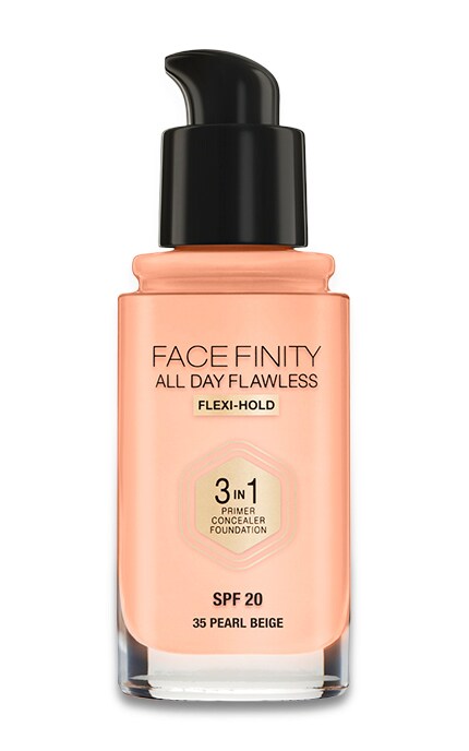 MAX FACTOR-MF FACEFINITY ALL DAY FLAWLESS 3-IN-1 основа тон. ( 35 ) Pearl Beige 30 мл-3614225851568