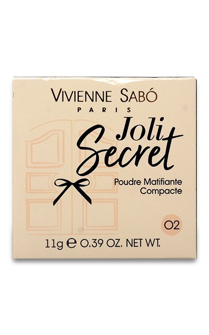 VIVIENNE SABO-VS JOLI SECRET пудра компактная матирующая (02)-3700971376681