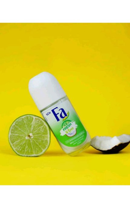 FA-Дезодорант-ролик Fa Fresh&Free Лайм-кокос з магній комплексом-9000101250909
