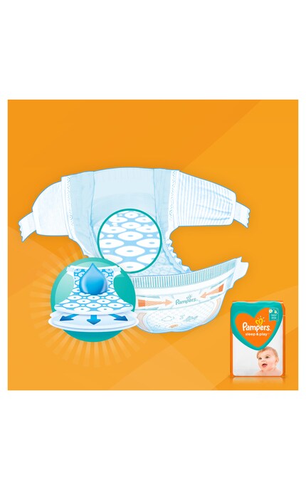 PAMPERS SLEEP & PLAY-Підгузки Pampers Sleep & Play Размер 5 (Junior) 11-16 кг, 42 шт -8001090784674