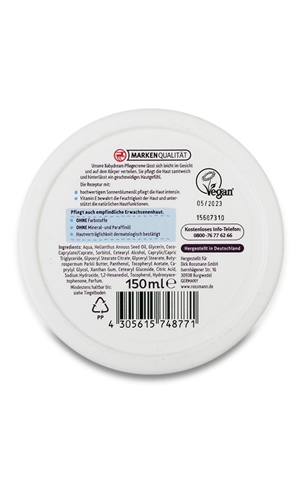 BABYDREAM-Крем для обличчя та тіла Babydream Rossmann Для дітей Для усіх типів шкіри-4305615748771