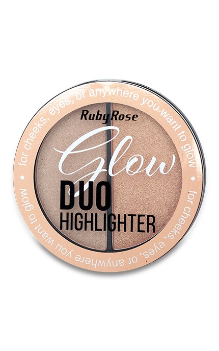 RUBY ROSE-Пудровий хайлайтер Ruby Rose duo 02-6295125027405