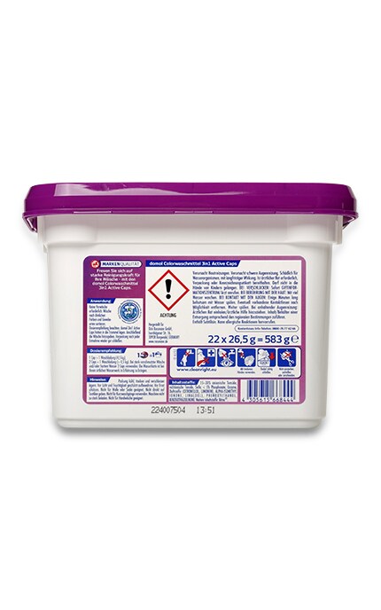 DOMOL-Капсули для прання Domol 3 в 1 Color-4305615668444
