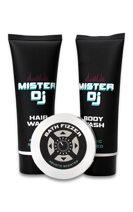WATSONS-Подарочный набор Mister Dj Bath Fizzer Aquatic scened Гель для душа + Шампунь-4894819013131