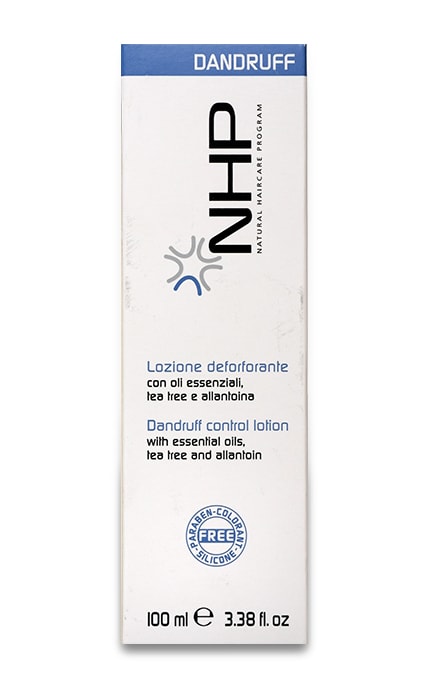 NHP-Лосьон-спрей для волос NHP Antidandruff Lotion С эфирными маслами, чайным деревом и аллантоином Против перхоти-8030778690105