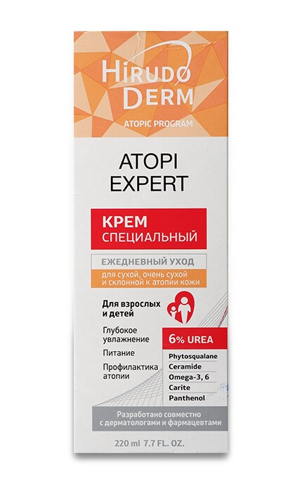 HIRUDODERM-Крем для сухой, очень сухой и склонной к атопии Hirudo Derm Atopic Program 220 мл-4820160038141