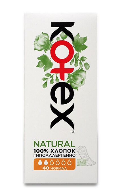 KOTEX-ЩОДЕН ПРОКЛ NATURAL NORMAL-5029053548630