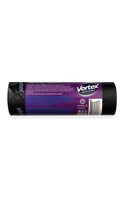 VORTEX-Пакеты для мусора Vortex MAX многослойные Thor черные 160л-4823071643176