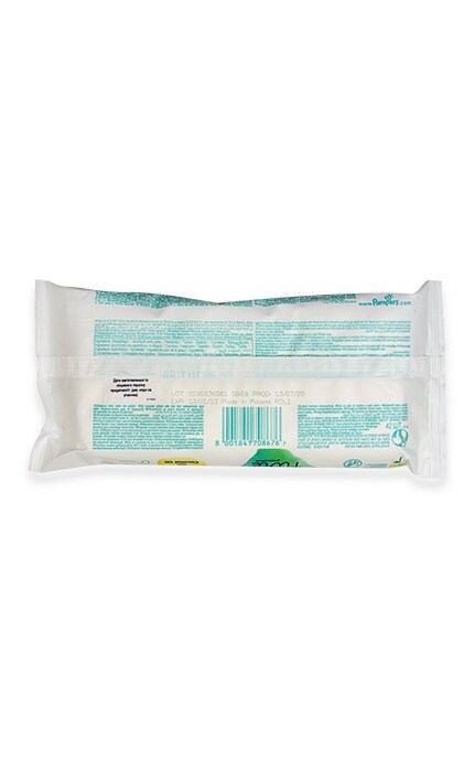 PAMPERS-ДИТ. ВОЛ.СЕРВЕТ.PURE COCONUT-8001841708676