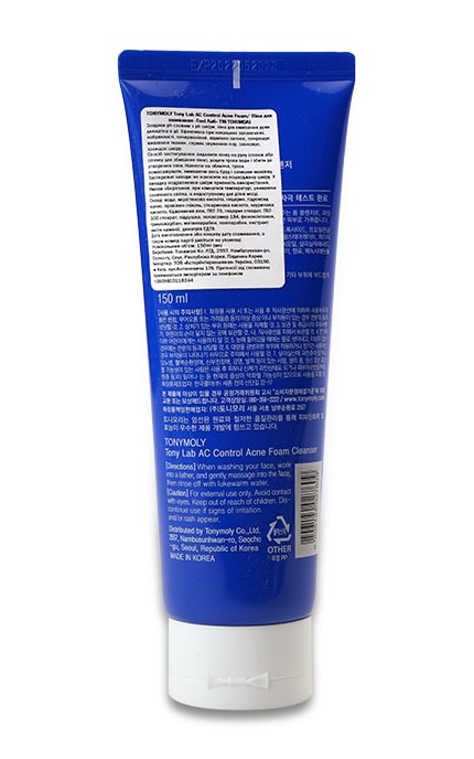 Tonymoly-Пена для умывания «Тони Лаб» ТМ ТОНИМОЛИ-8806194027609