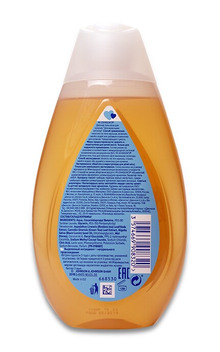 JOHNSONS BABY-Дитяча гель-пінка для душу Johnson's Baby Pure Protect, 300 мл-3574669908320