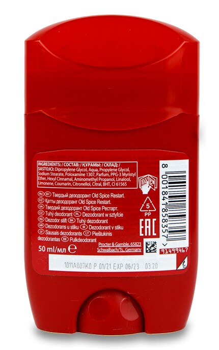 OLD SPICE-Дезодорант-стик мужской Old Spice Restart, 50 ml-8001841858357