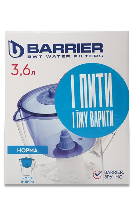 ECOSOFT-Фільтр-глечик для води Barrier-Норма 3,6л-4820056803761