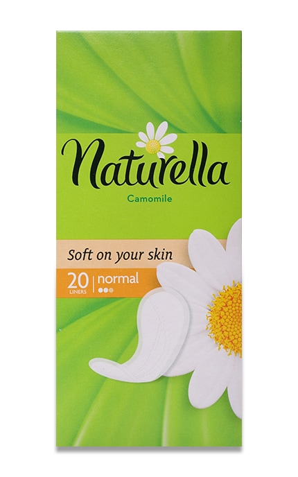 NATURELLA-Прокладки ежедневные гигиенические Naturella Camomile Normal, 20 шт-4015400240310