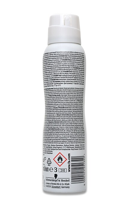 FA-Дезодорант-спрей Invisible Fresh, 150 мл-9000101251340
